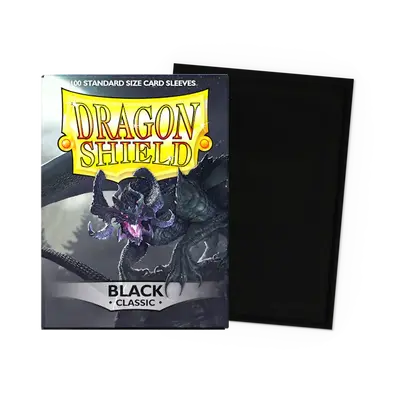 Dragon Shield Sleeves - Standard size:  Matte Black (100 Sleeves)