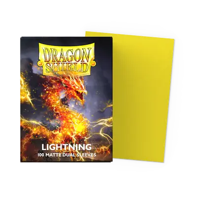Dragon Shield Dual Sleeves - Standard Size: Matte Lightning (100 sleeves)