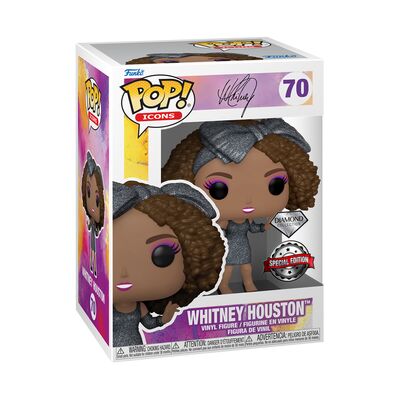 Funko Pop! Icons: Whitney Houston #70 (Diamond Collection) (Special Edition)