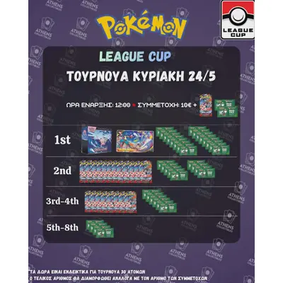 Pokemon TCG: League Cup 24/5 Registration