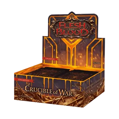 Flesh & Blood TCG - Crucible of War Unlimited Booster Box  (24 boosters)