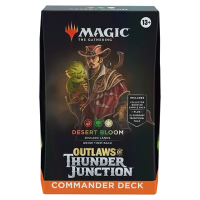 Magic the Gathering TCG - Outlaws of Thunder Junction Commander Deck - Desert Bloom
