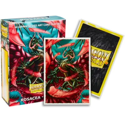 Dragon Shield Art Sleeves - Japanese size:  Rosacea (60 Sleeves)