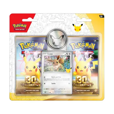 Pokemon TCG - 30th Celebration: Eevee 2-Pack Blister