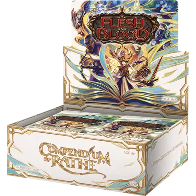 Flesh & Blood TCG - Compendium of Rathe Booster Box (24 Booster Packs)
