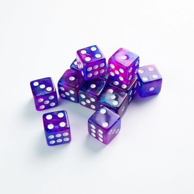Gamegenic D6 Dice Set - Galaxy Series: Nebula 16 mm (12pcs)