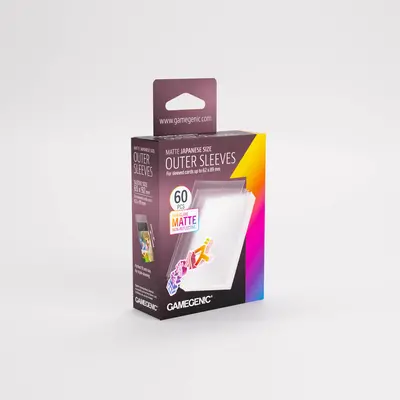 Gamegenic Sleeves - Japanese Size: Matte Outer (60 Sleeves)
