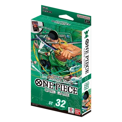 One Piece TCG - ST-32 GREEN Roronoa Zoro Starter Deck