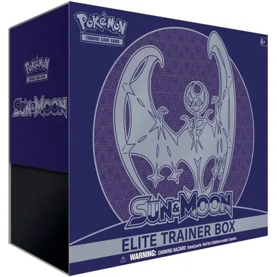 Pokemon TCG - Sun & Moon Elite Trainer Box (Lunala) *TORN SHRINK*
