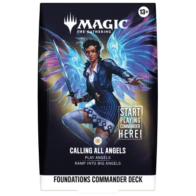 Magic the Gathering TCG: Foundations Starter Commander Deck - Calling All Angels