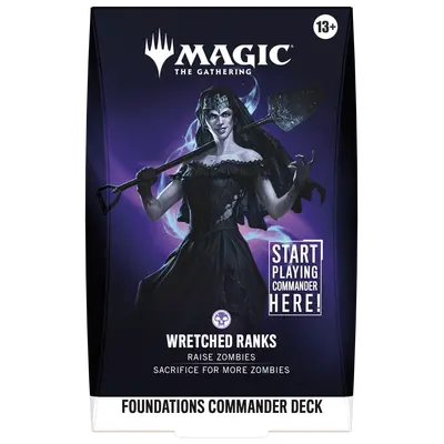 Magic the Gathering TCG: Foundations Starter Commander Deck - Wretched Ranks