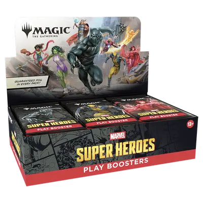 Magic the Gathering TCG: Marvel Super Heroes - Play Booster Box (30 Booster Packs)