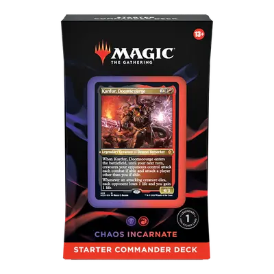 Magic the Gathering TCG - Starter Commander Deck: Chaos Incarnate (Black-Red)