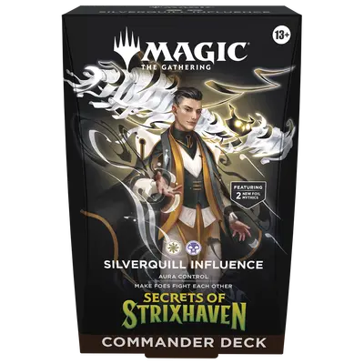 Magic the Gathering TCG: Secrets of Strixhaven - Silverquill Influence Commander Deck