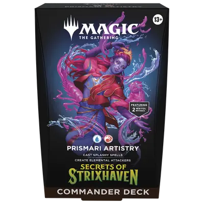 Magic the Gathering TCG: Secrets of Strixhaven - Prismari Artistry Commander Deck