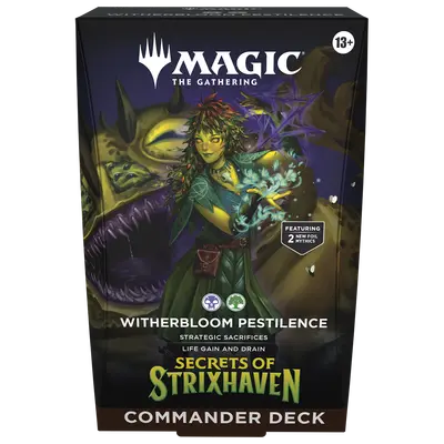 Magic the Gathering TCG: Secrets of Strixhaven - Witherbloom Pestilence Commander Deck