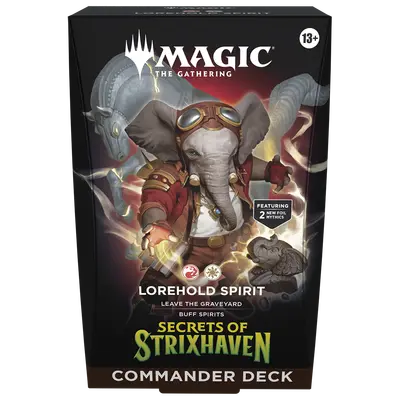 Magic the Gathering TCG: Secrets of Strixhaven - Lorehold Spirit Commander Deck
