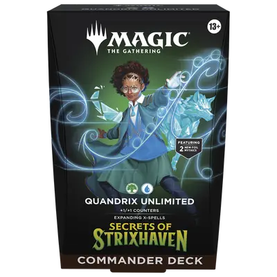 Magic the Gathering TCG: Secrets of Strixhaven - Quandrix Unlimited Commander Deck