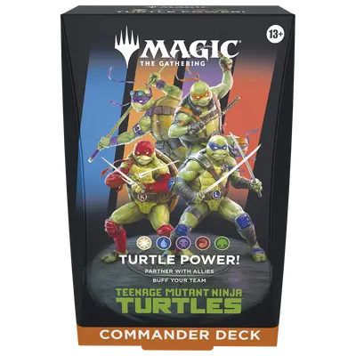 Magic the Gathering TCG: Teenage Mutant Ninja Turtles - Turtle Power Commander Deck