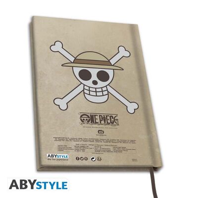 One Piece: A5 Notebook - Wanted Luffy