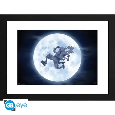 One Piece: Framed Print - Sun God "Nika" (30x40cm)