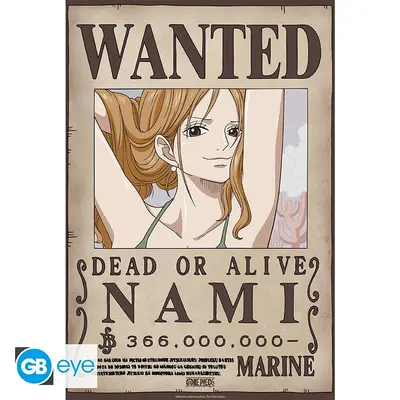 One Piece: Poster 52x38 - Wanted Nami (Wano)