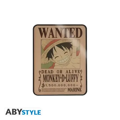 One Piece: Premium Magnet - "Wanted Luffy"
