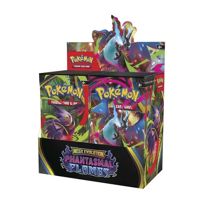 Pokemon TCG - Mega Evolution Phantasmal Flames: Booster Box (36 Booster Packs)
