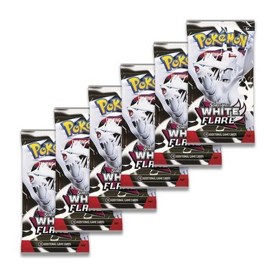 Pokemon TCG - Scarlet & Violet White Flare Booster Bundle (6 Booster Packs)