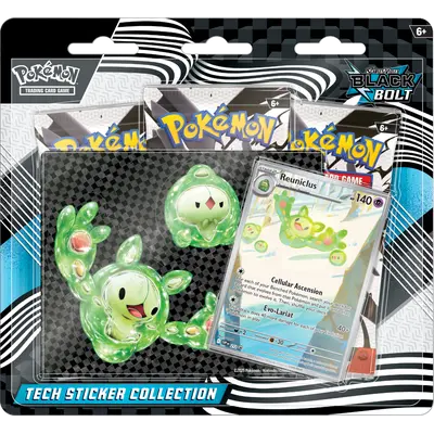 Pokemon TCG - Scarlet & Violet: Black Bolt Tech Sticker Collection