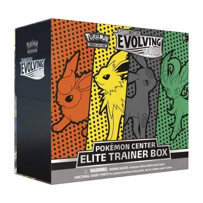 Pokemon TCG - Sword & Shield Evolving Skies Pokemon Center Elite Trainer Box (Leafeon-Umbreon-Jolteon-Flareon)