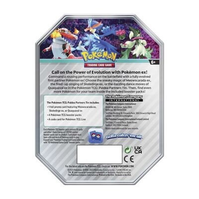 Pokemon TCG - Paldea Partners Tin: Skeledirge ex