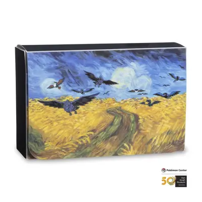 Pokemon Center Double Deck Box - Pokemon Center x Van Gogh Museum: Corviknight Inspired by Wheatfield with Crows