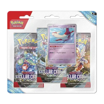 Pokemon TCG - Stellar Crown 3-pack Blister: Latias
