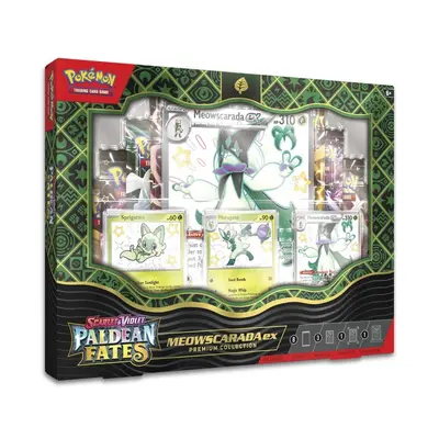 Pokemon TCG - Scarlet & Violet Paldean Fates Meowscarada eX Premium Collection