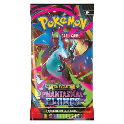 Pokemon TCG - Mega Evolution Phantasmal Flames: Booster Pack