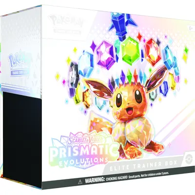 Pokemon TCG - Scarlet & Violet Prismatic Evolutions Elite Trainer Box *ΣΚΙΣΜΕΝΗ ΖΕΛΑΤΙΝΑ*