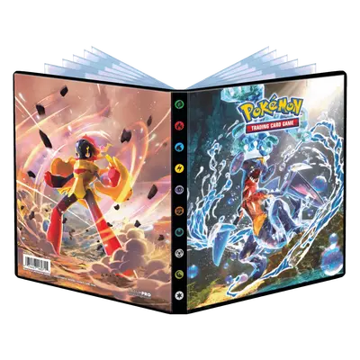 Ultra Pro - Pokemon Scarlet and Violet Tera Type Garchomp and Armarouge 4-Pocket Portfolio