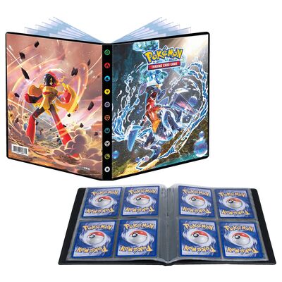 Ultra Pro - Pokemon Scarlet and Violet Tera Type Garchomp and Armarouge 4-Pocket Portfolio