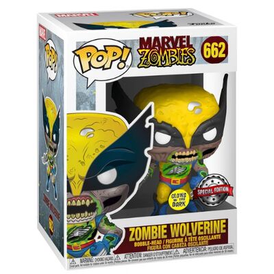 Funko Pop! Marvel Zombies - Zombie Wolverine #662 (Special Edition)(Glows in the dark)