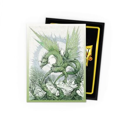 Dragon Shield Dual Art Sleeves - Standard Size: Matte Gaial (100 Sleeves)
