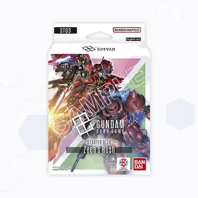 Gundam Card Game - ST03 Zeon's Rush Starter Deck