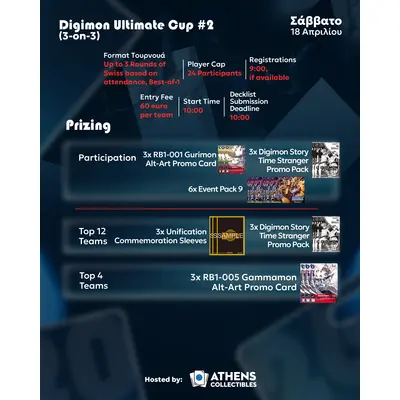 Digimon Side Event: Ultimate Cup #1 (3-on-3)