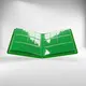Gamegenic Binder - Zip-Up Album: Green (12-Pocket)
